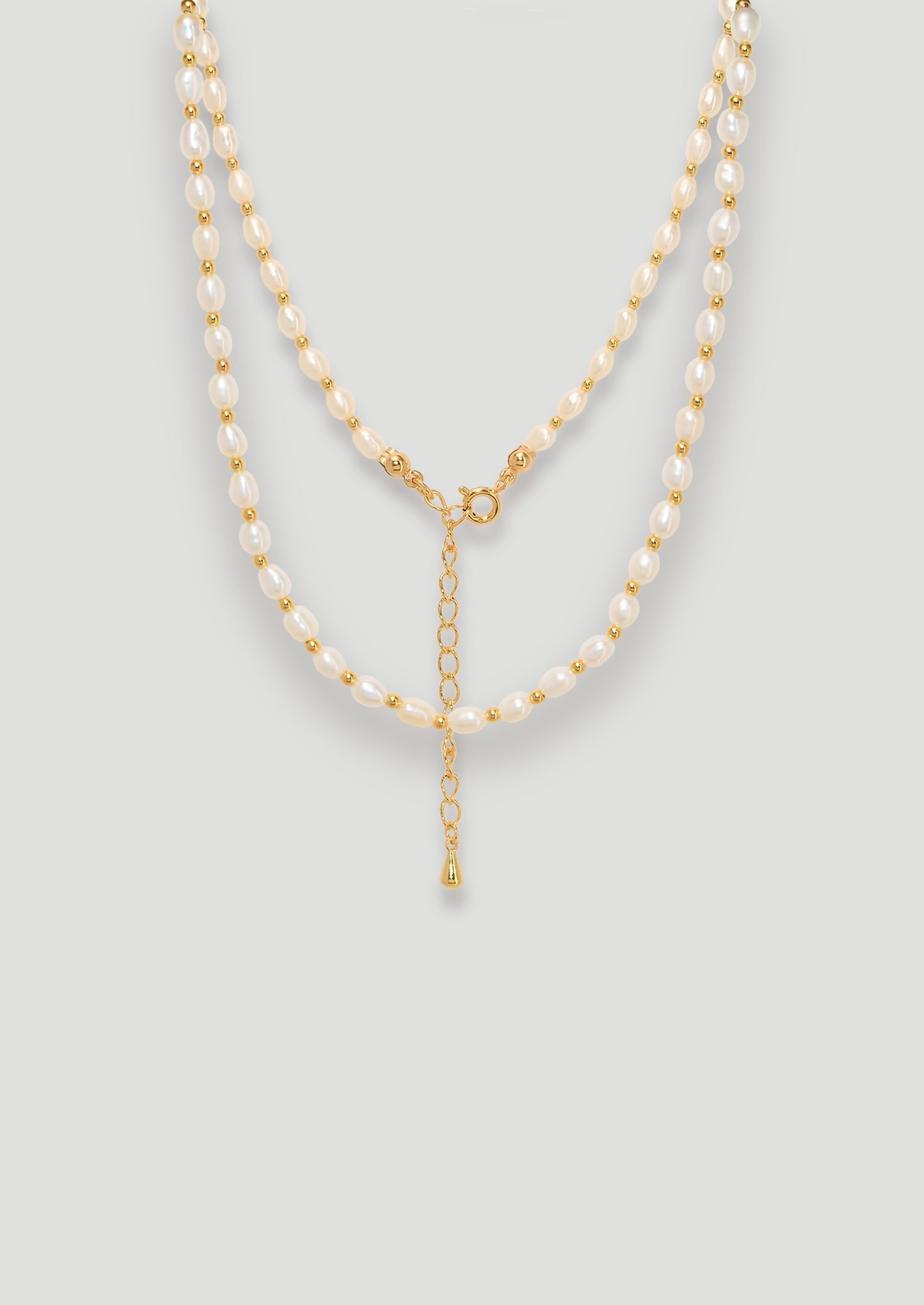 Collana di perla e aurea