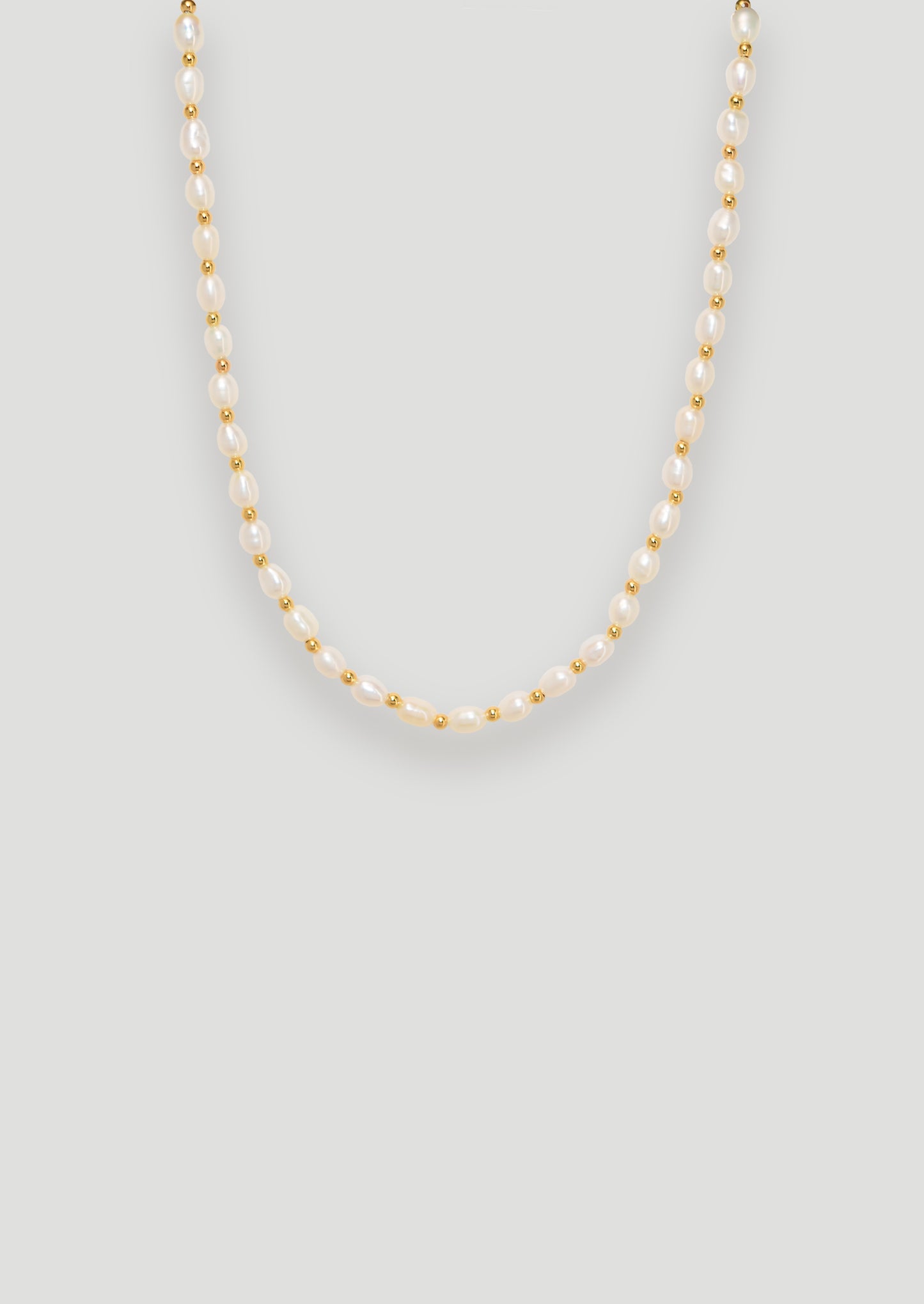Collana di perla e aurea